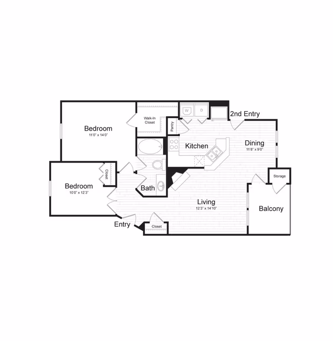 Unit 0734 0734 floor plan